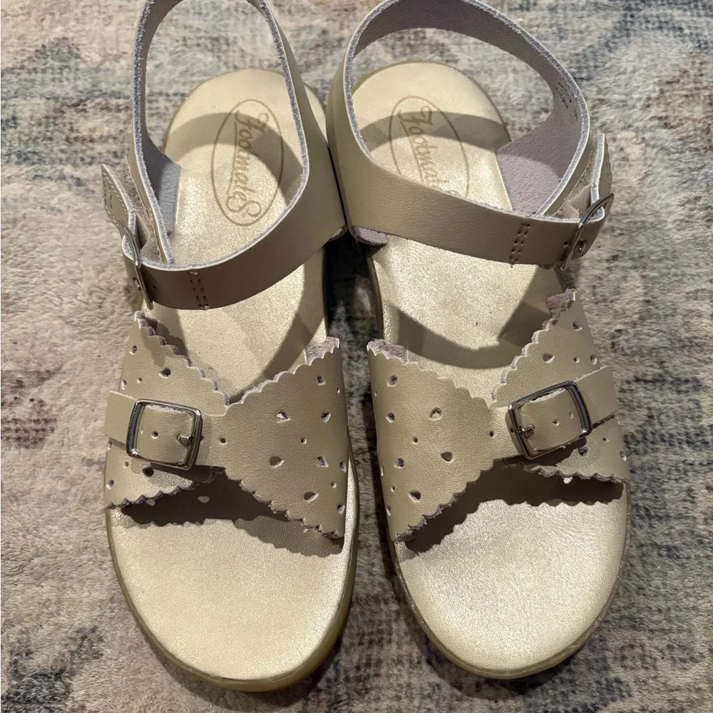 Sz 3 Silver Footmates Sandals